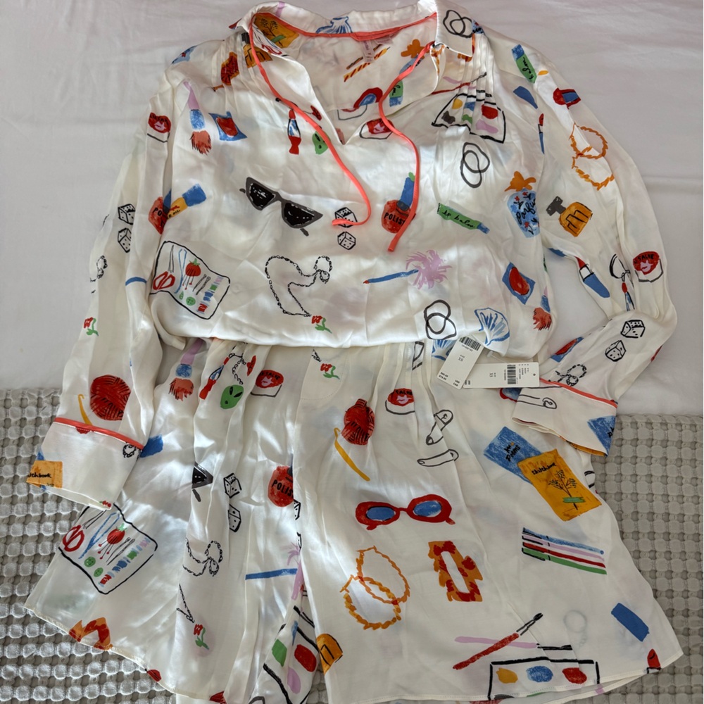Anthropologie Pajama Set